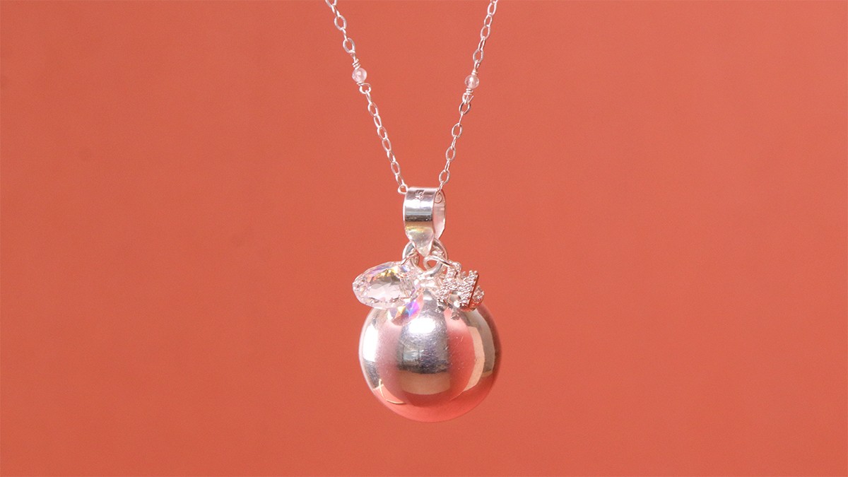 Esquema Bola DIY - Collar de embarazo personalizado Esquema Bola DIY - Collar de embarazo personalizado