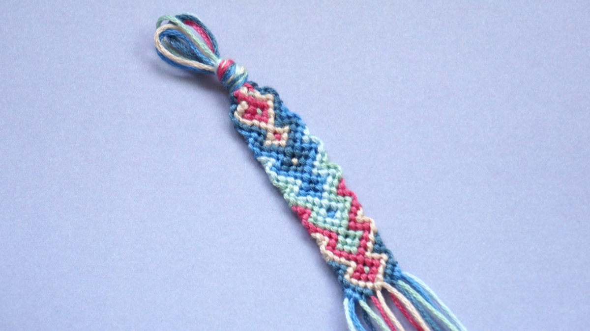 Esquema Pulsera brasileña Tuto diseño punta de flecha Esquema Pulsera brasileña Tuto diseño punta de flecha