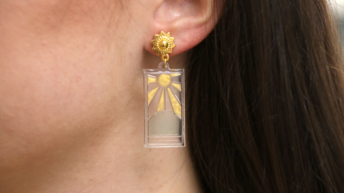 Esquema Tutorial de pendientes en resina LED UV pastel Esquema Tutorial de pendientes en resina LED UV pastel