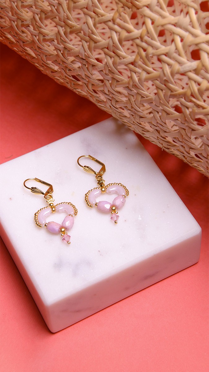 Esquema Conjunto Love Me con abalorios Arcos y Baros de Puca® tutorial