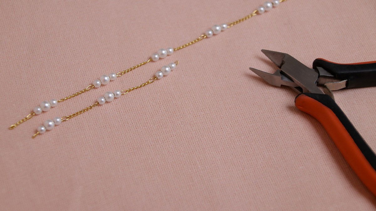 Pulsera de cadena de nácar : Paso 2 Pulsera de cadena de nácar : Paso 2