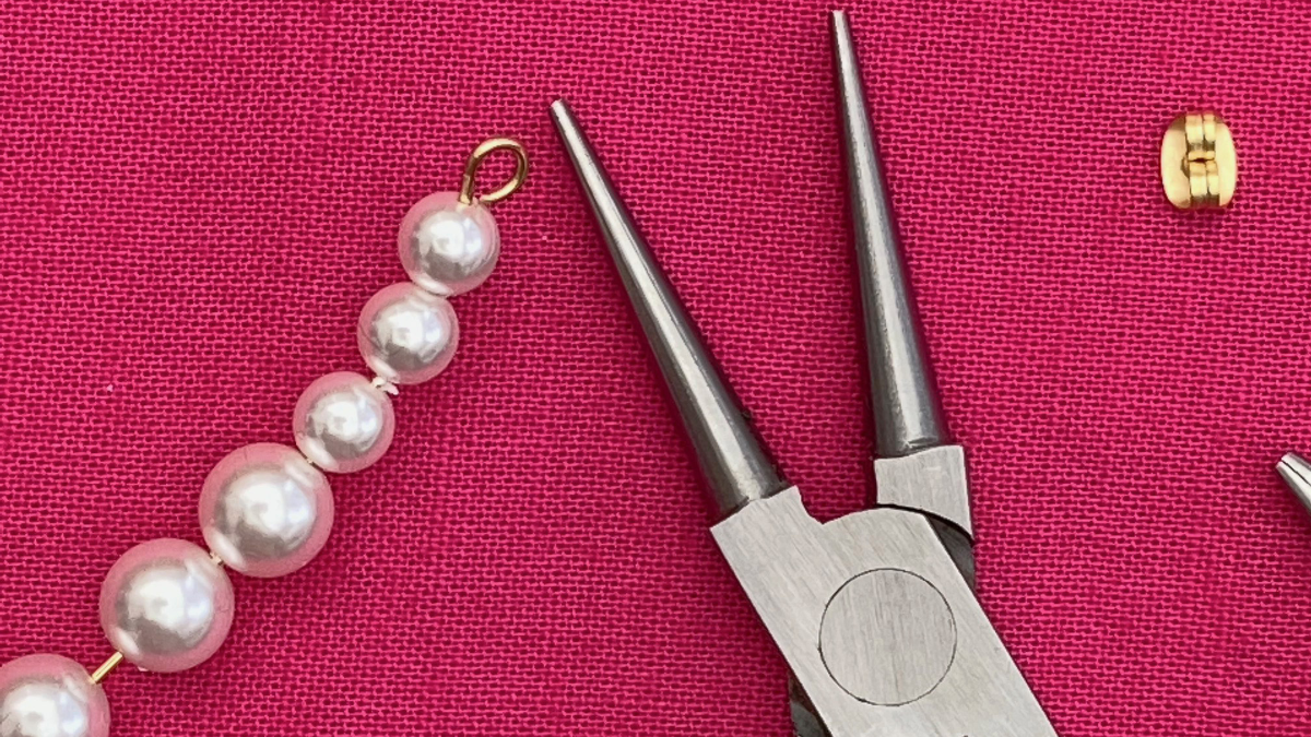 Pendientes estilo barroco con perlas : Paso 3 Pendientes estilo barroco con perlas : Paso 3