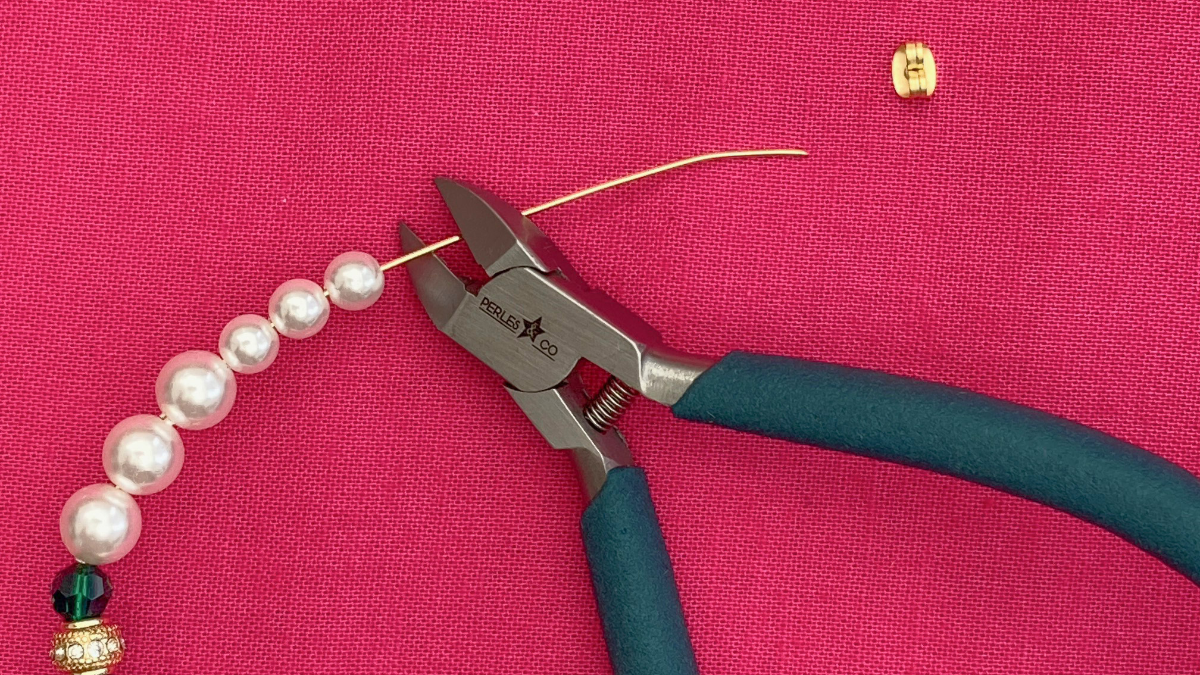 Pendientes estilo barroco con perlas : Paso 4 Pendientes estilo barroco con perlas : Paso 4