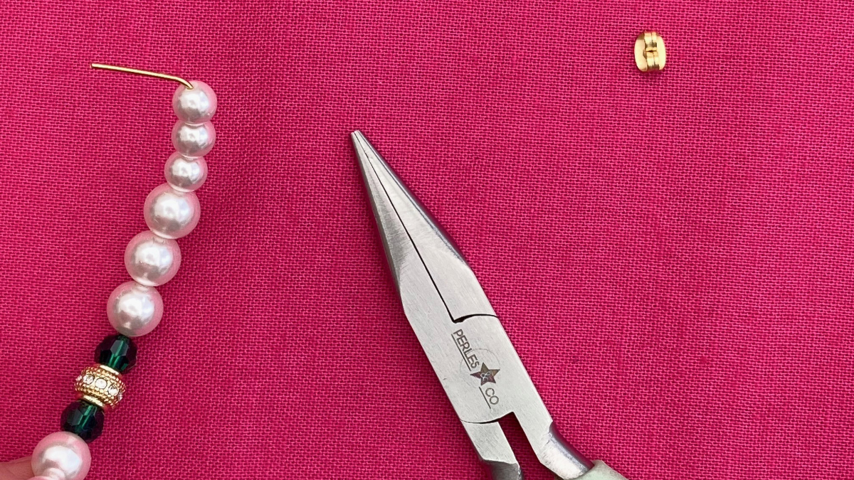 Pendientes estilo barroco con perlas : Paso 5 Pendientes estilo barroco con perlas : Paso 5