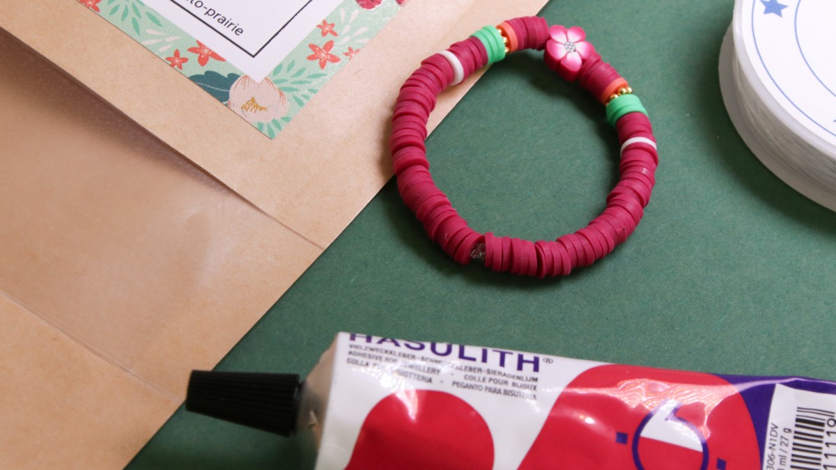 Pulseras elásticas redondas heishi modelo Prairie : Paso 5