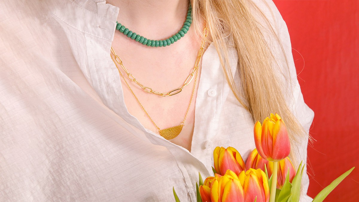 Tuto collar multi filamentos heishi cuentas