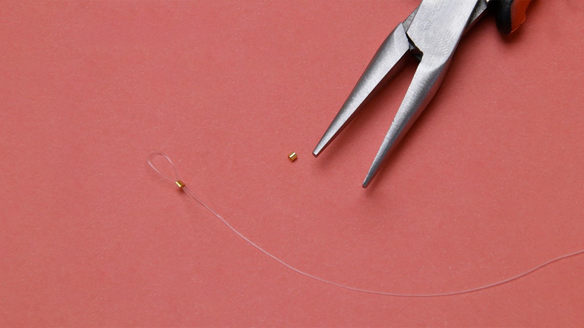 Tuto collar multi filamentos heishi cuentas : Paso 2