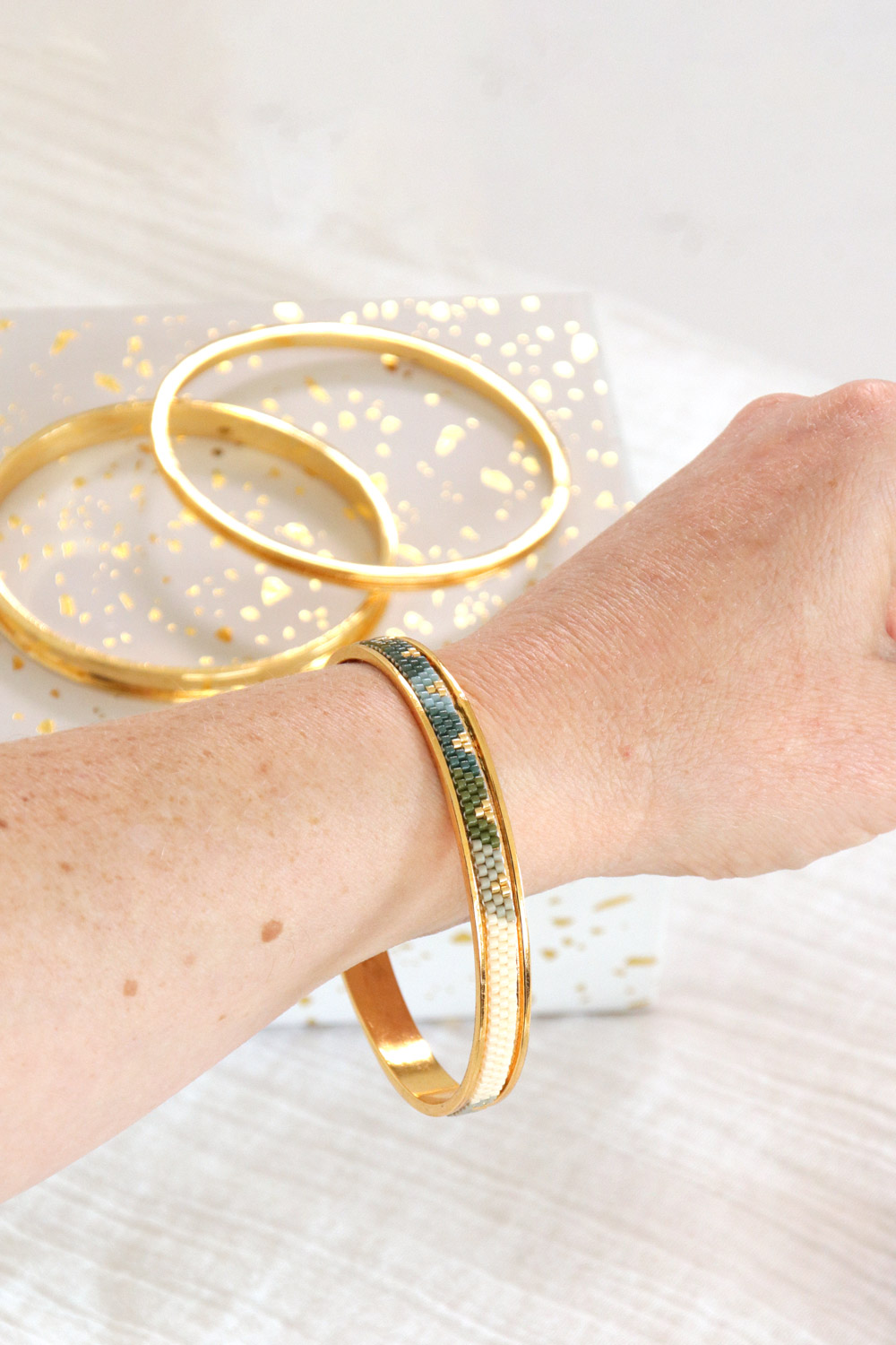 Esquema Collar de oro Miyuki en peyote impar Esquema Collar de oro Miyuki en peyote impar