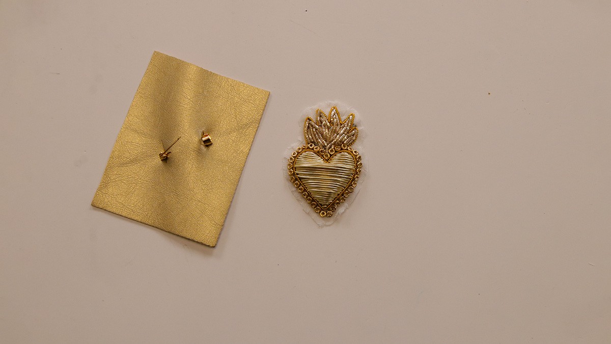 Tuto broche cannetille ex-voto : Paso 9 Tuto broche cannetille ex-voto : Paso 9