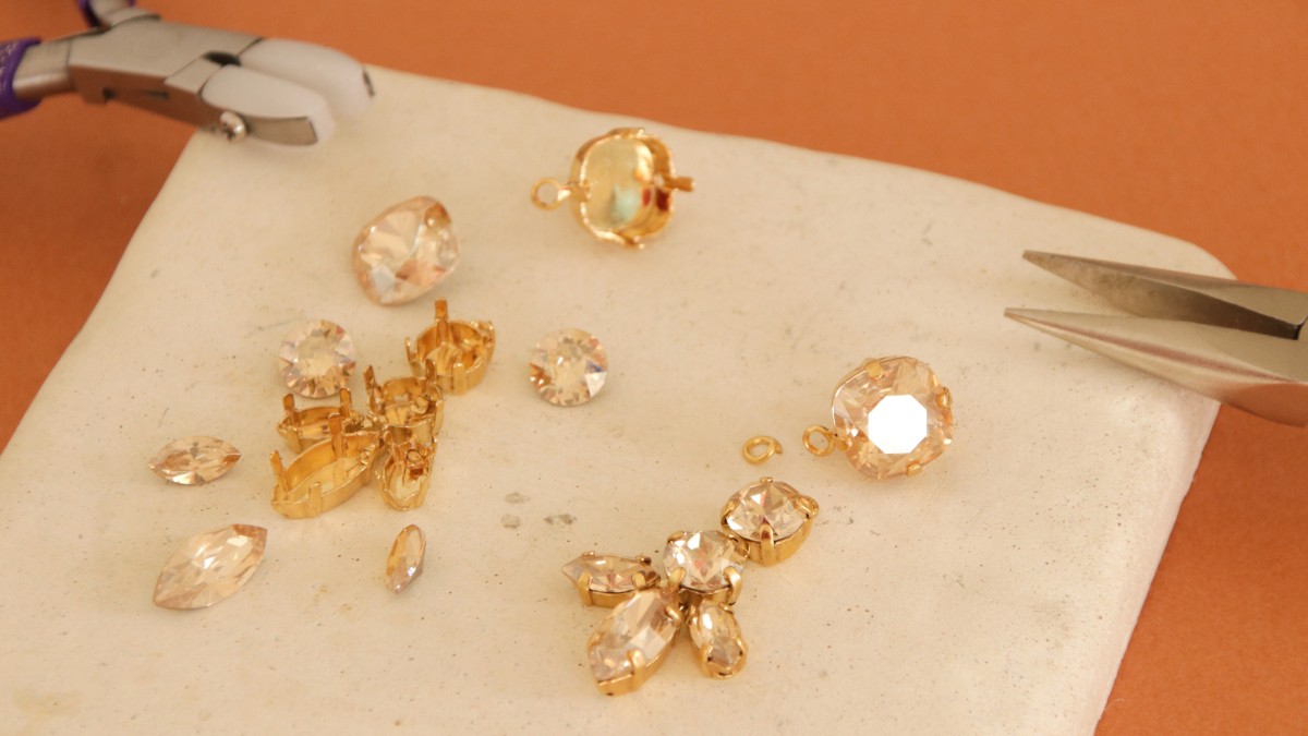 Pendientes Colgantes PureCrystal : Paso 2 Pendientes Colgantes PureCrystal : Paso 2