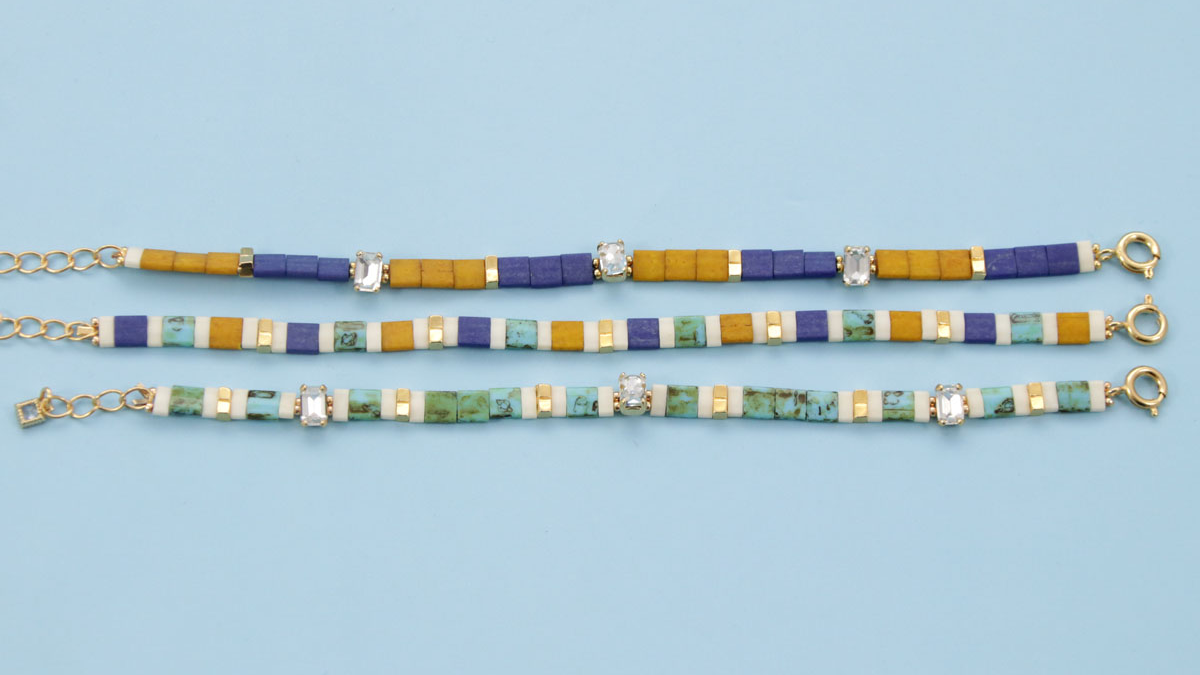 Esquema DIY Tila Miyuki pulseras con cristal