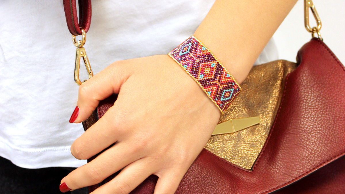 Esquema Tejiendo rejilla Miyuki Puño en Peyote Raro Esquema Tejiendo rejilla Miyuki Puño en Peyote Raro