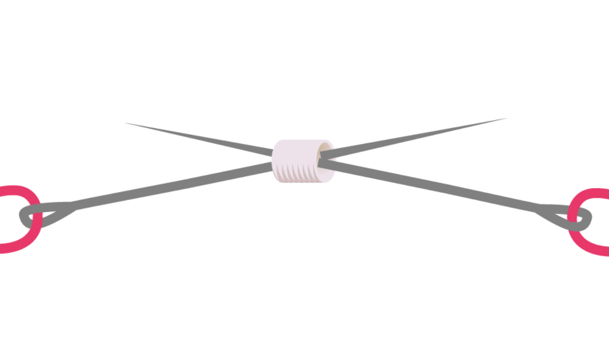 Miyuki Herringbone Earrings tutorial para aprender Brick Stitch : Paso 1