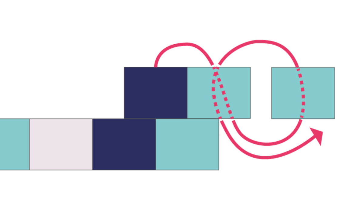 Miyuki Pulsera tejido ZigZag Brick Stitch : Paso 2