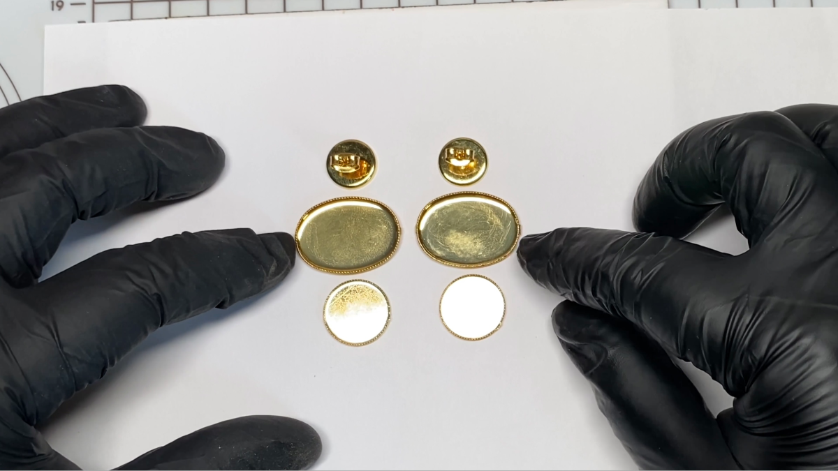 Pendientes colgantes de polímero, tinta y resina UV : Paso 3