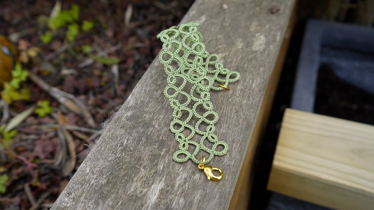 Esquema Pulsera Tuto Héloïse frivolité à la navette