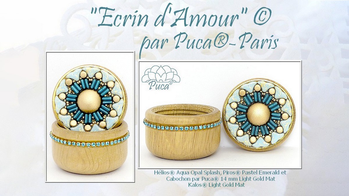 Ecrin d'amour con caja Jodie y perlas de Puca Ecrin d'amour con caja Jodie y perlas de Puca