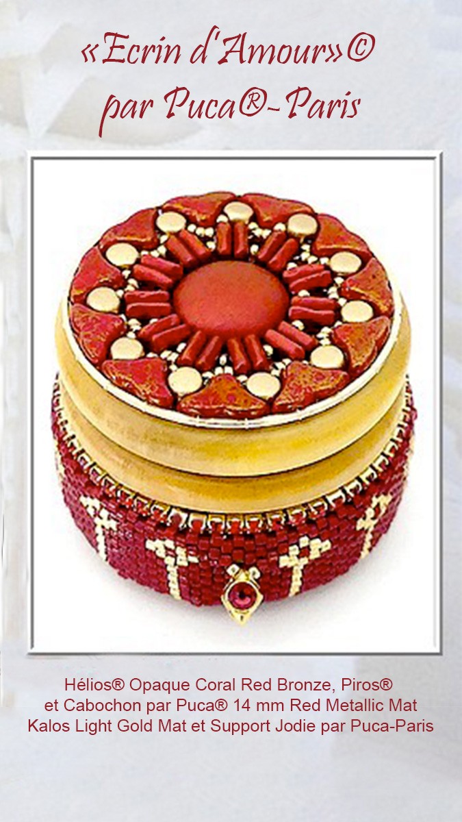 Esquema Ecrin d'amour con caja Jodie y perlas de Puca Esquema Ecrin d'amour con caja Jodie y perlas de Puca