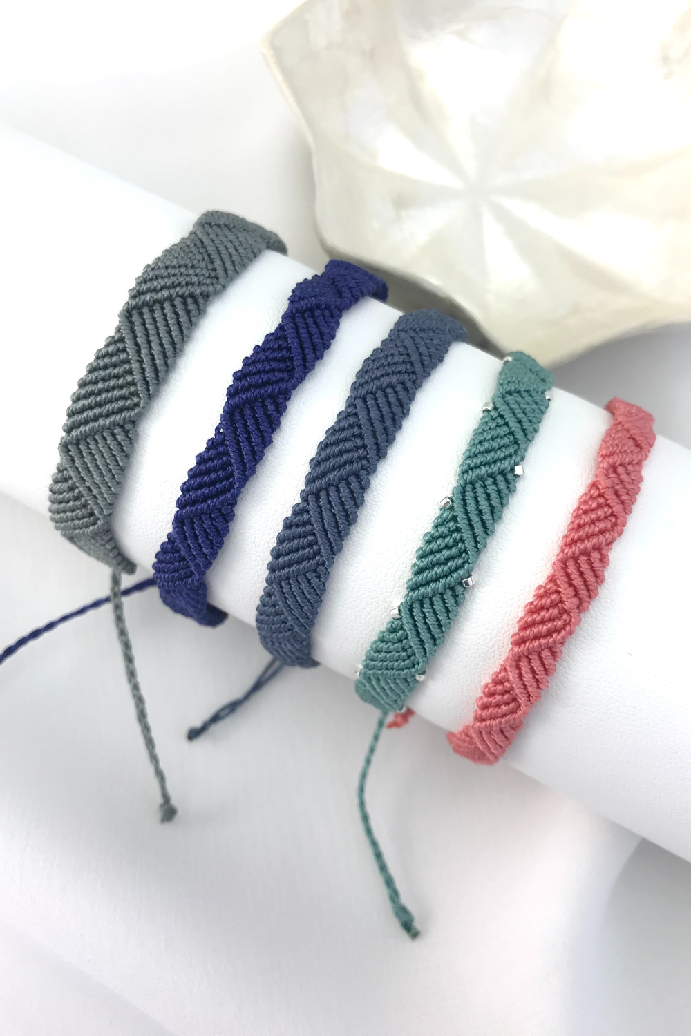 Pulsera de micro macramé para hombre