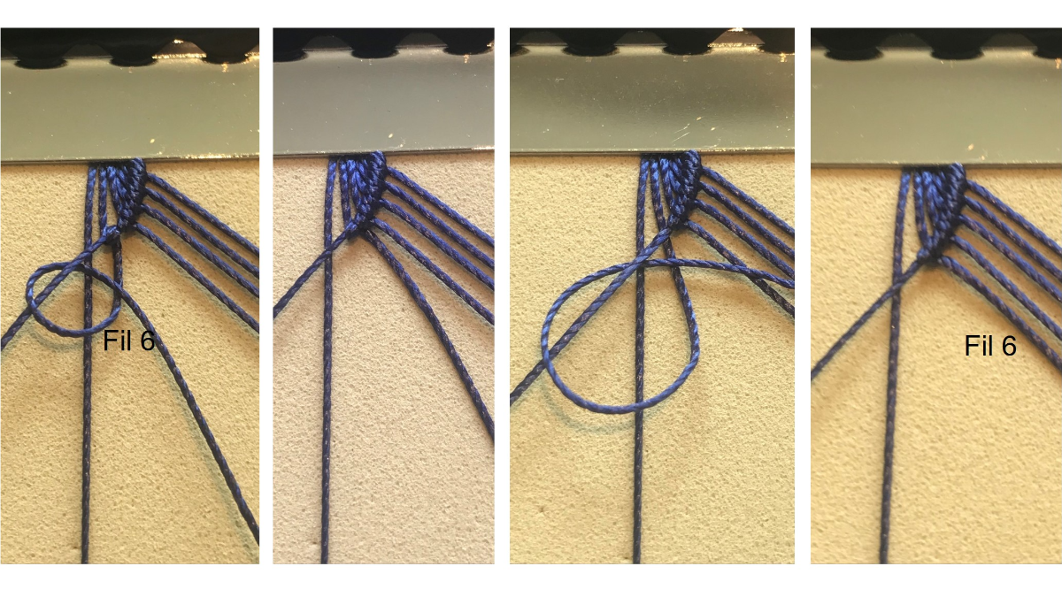 Pulsera de micro macramé para hombre : Paso 7