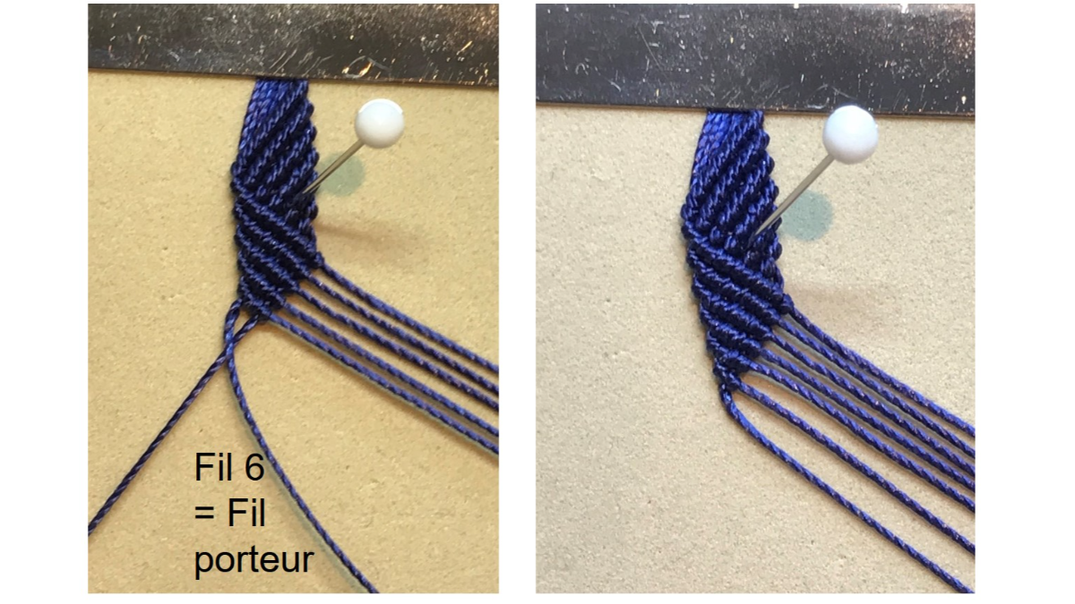 Pulsera de micro macramé para hombre : Paso 24