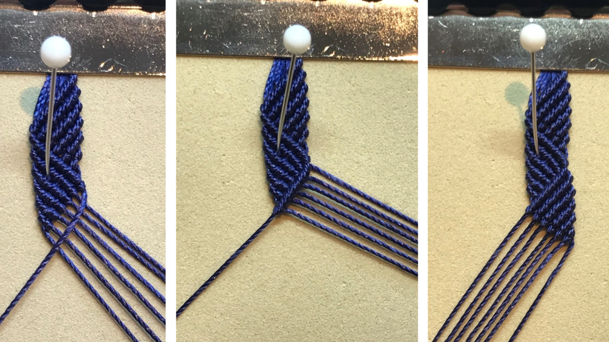 Pulsera de micro macramé para hombre : Paso 25