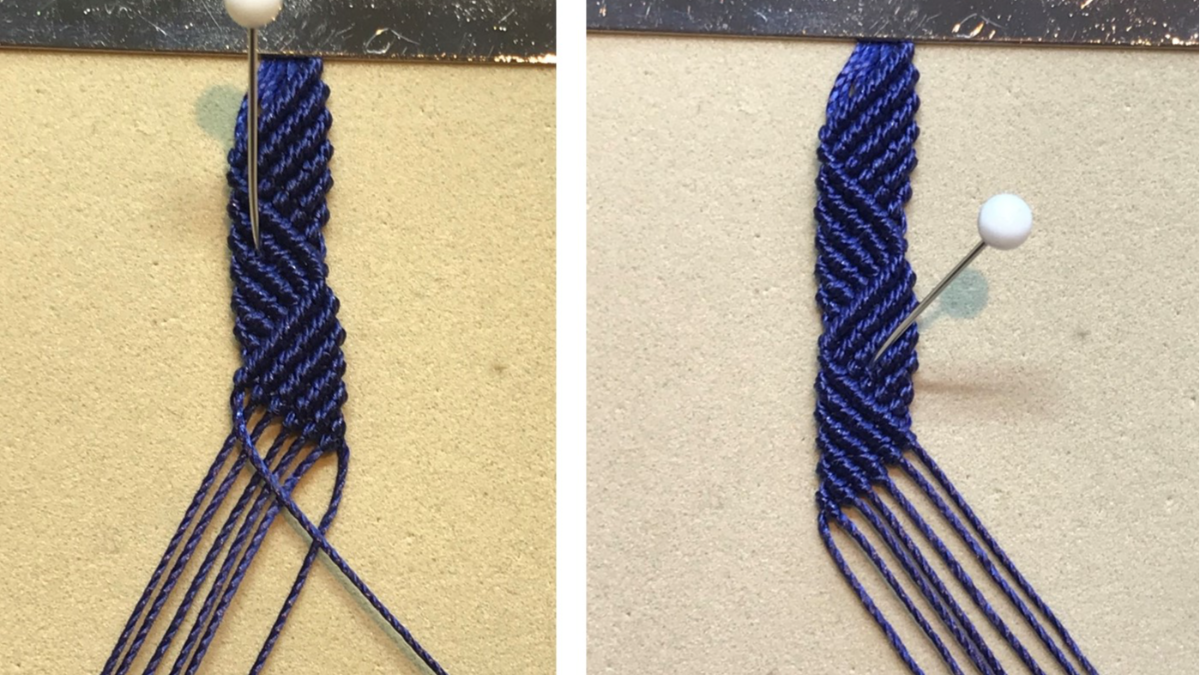 Pulsera de micro macramé para hombre : Paso 26