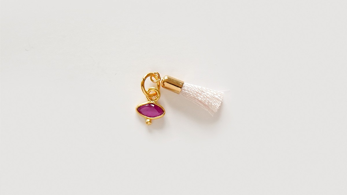 Surtido de pulseras con colgantes de heishi y oro : Paso 7