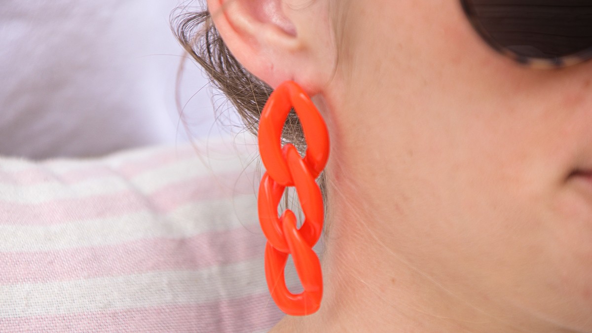 Esquema Tutorial de collar de eslabones acrílicos grandes Esquema Tutorial de collar de eslabones acrílicos grandes