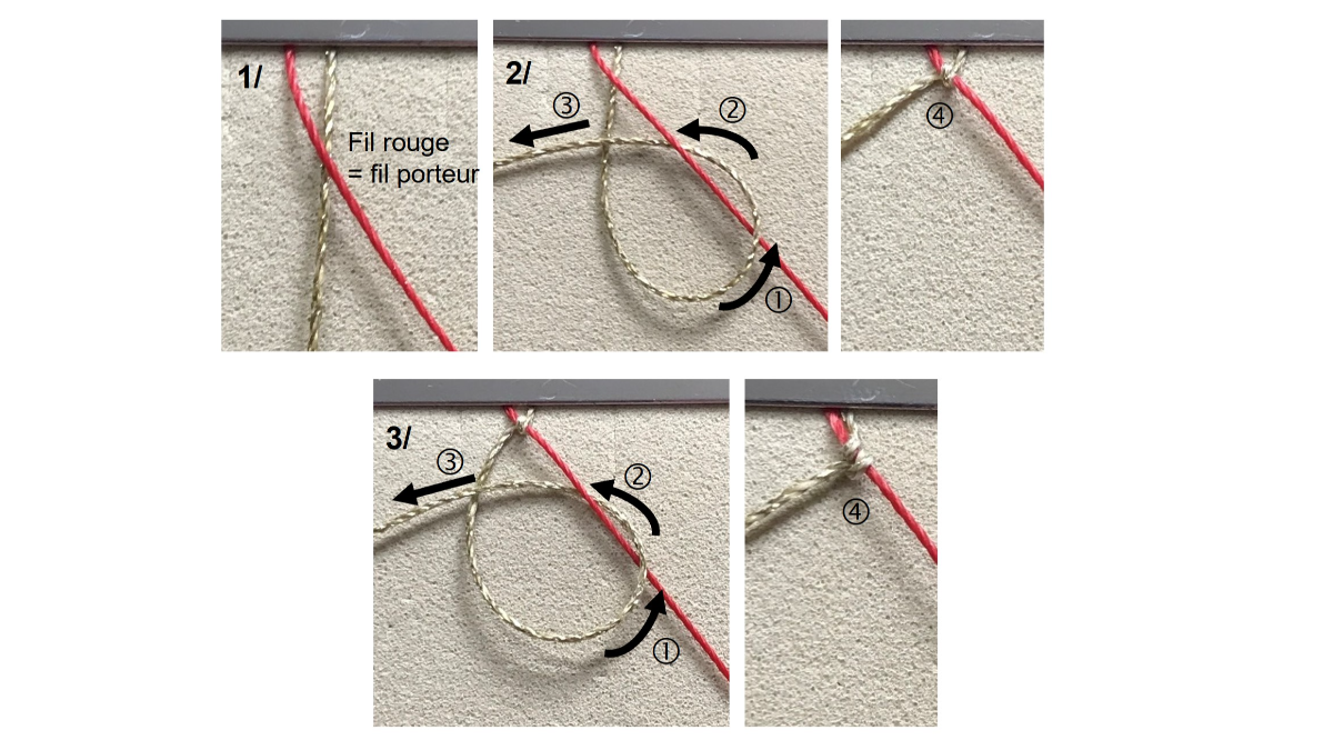 Pulsera de micromacramé y piedras preciosas : Paso 2 Pulsera de micromacramé y piedras preciosas : Paso 2