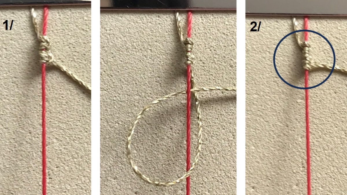 Pulsera de micromacramé y piedras preciosas : Paso 5 Pulsera de micromacramé y piedras preciosas : Paso 5