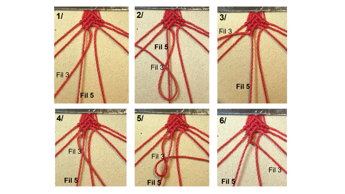 Pulsera de micromacramé y piedras preciosas : Paso 13 Pulsera de micromacramé y piedras preciosas : Paso 13