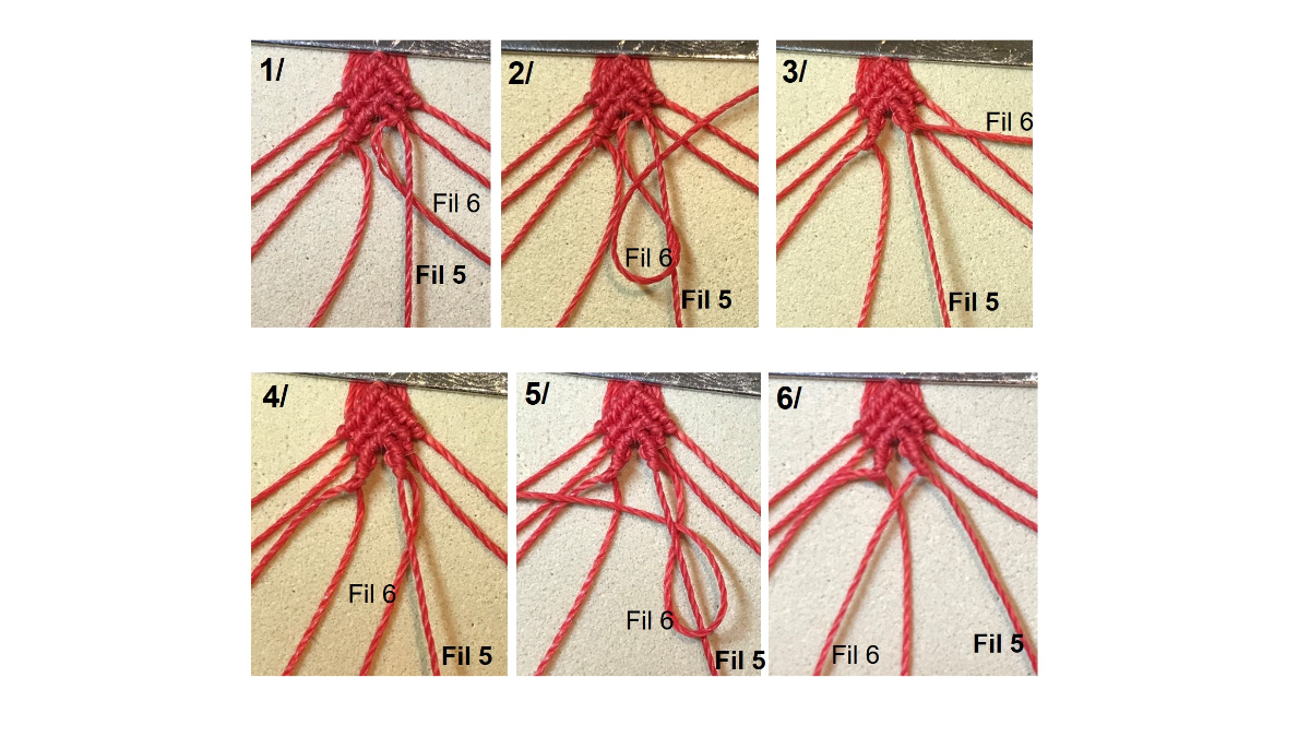 Pulsera de micromacramé y piedras preciosas : Paso 15 Pulsera de micromacramé y piedras preciosas : Paso 15