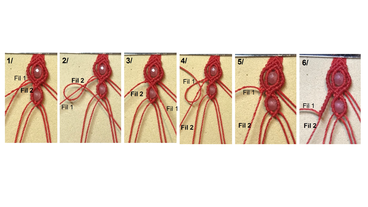 Pulsera de micromacramé y piedras preciosas : Paso 30 Pulsera de micromacramé y piedras preciosas : Paso 30