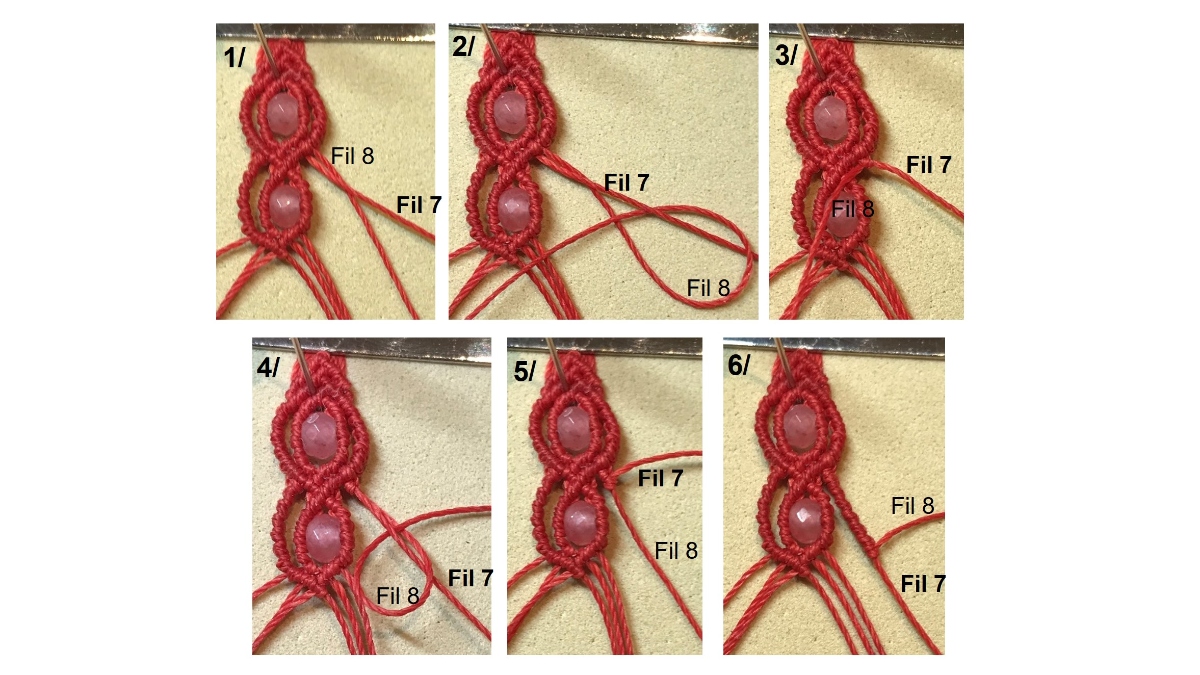 Pulsera de micromacramé y piedras preciosas : Paso 32 Pulsera de micromacramé y piedras preciosas : Paso 32