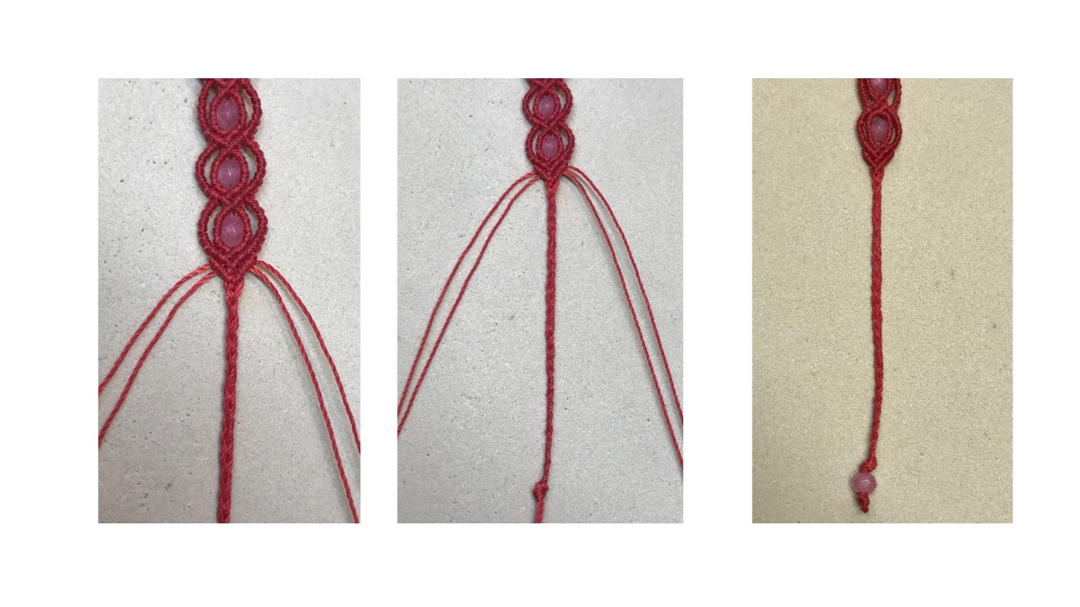 Pulsera de micromacramé y piedras preciosas : Paso 36 Pulsera de micromacramé y piedras preciosas : Paso 36