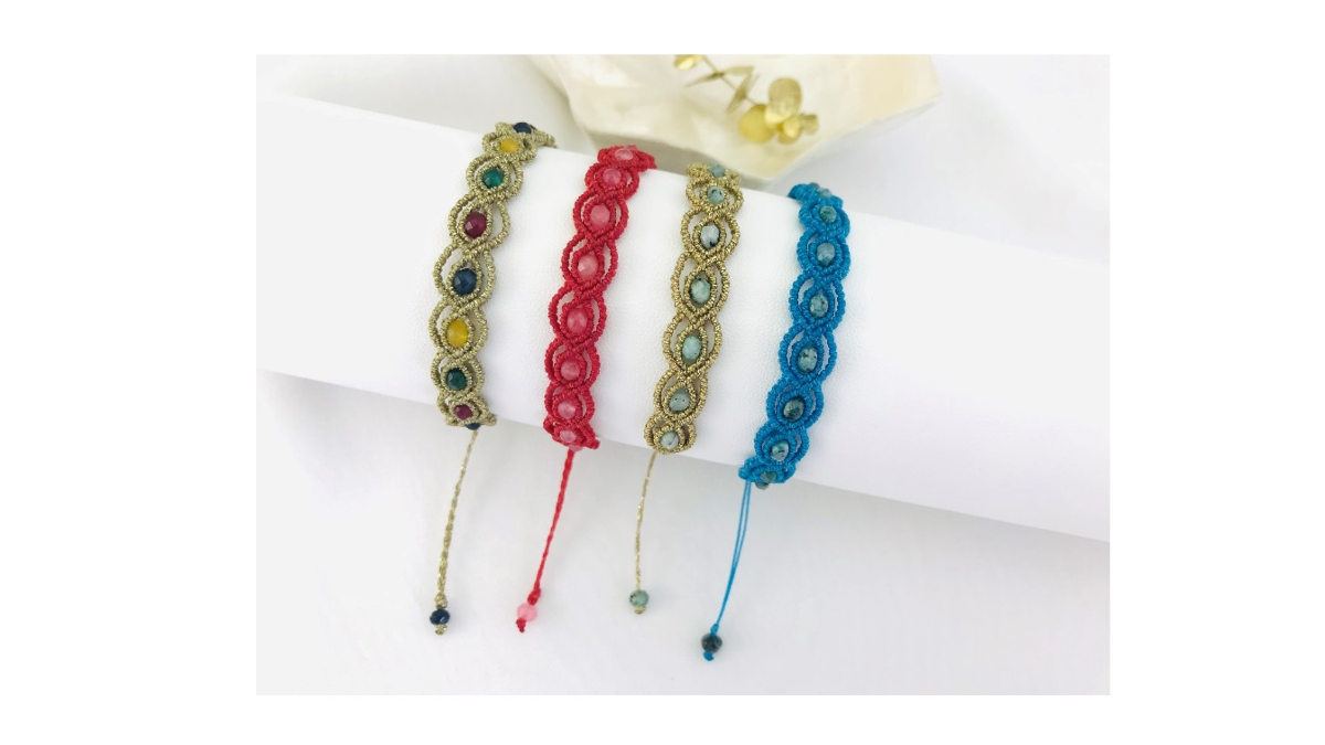 Pulsera de micromacramé y piedras preciosas : Paso 38 Pulsera de micromacramé y piedras preciosas : Paso 38