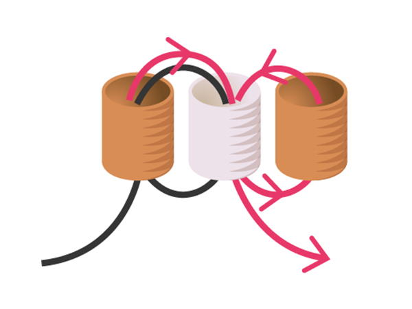 Pendientes en punto de ladrillo doble con rocallas : Paso 3