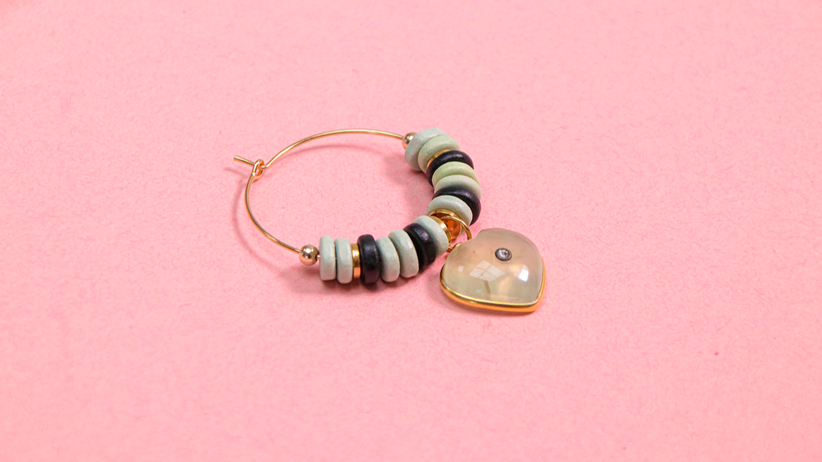 Tutorial criollo fácil de piedras preciosas de prehnita : Paso 5