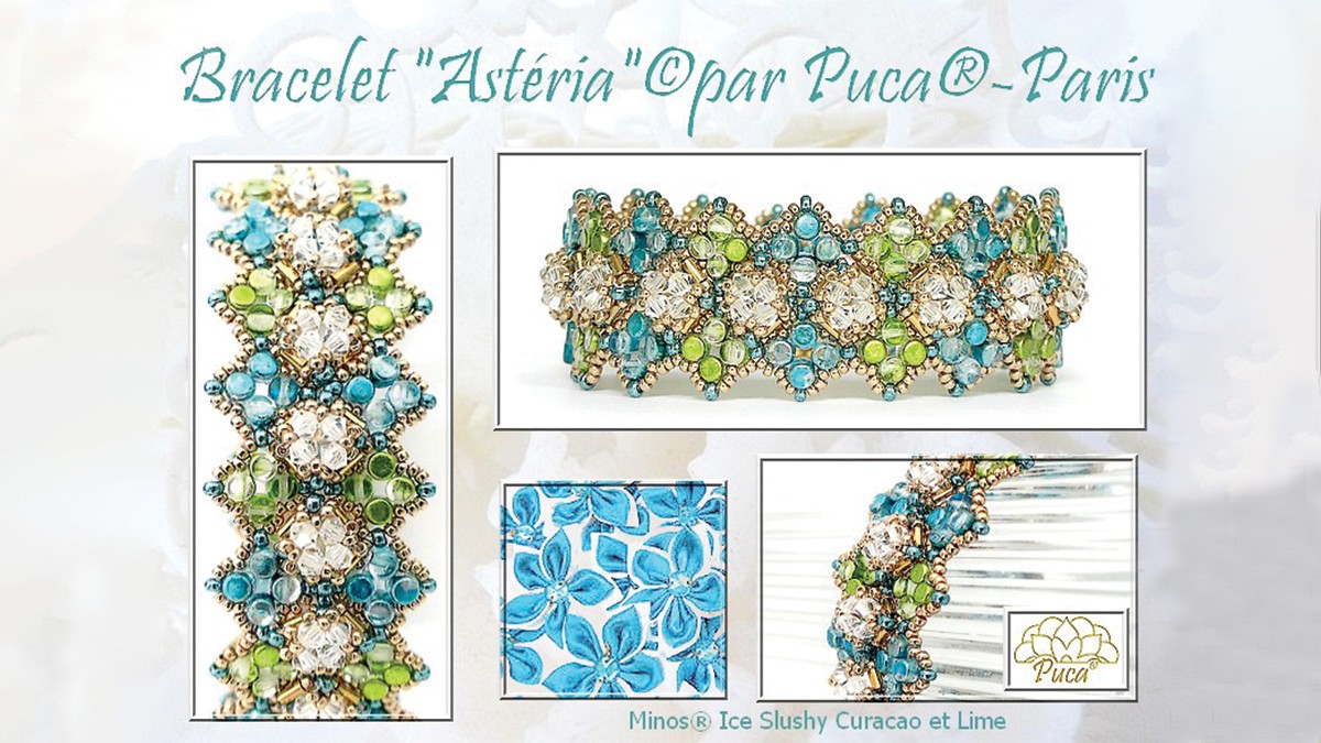 Pulsera Asteria con perlas Minos de Puca® - Pulsera Asteria con perlas Minos de Puca