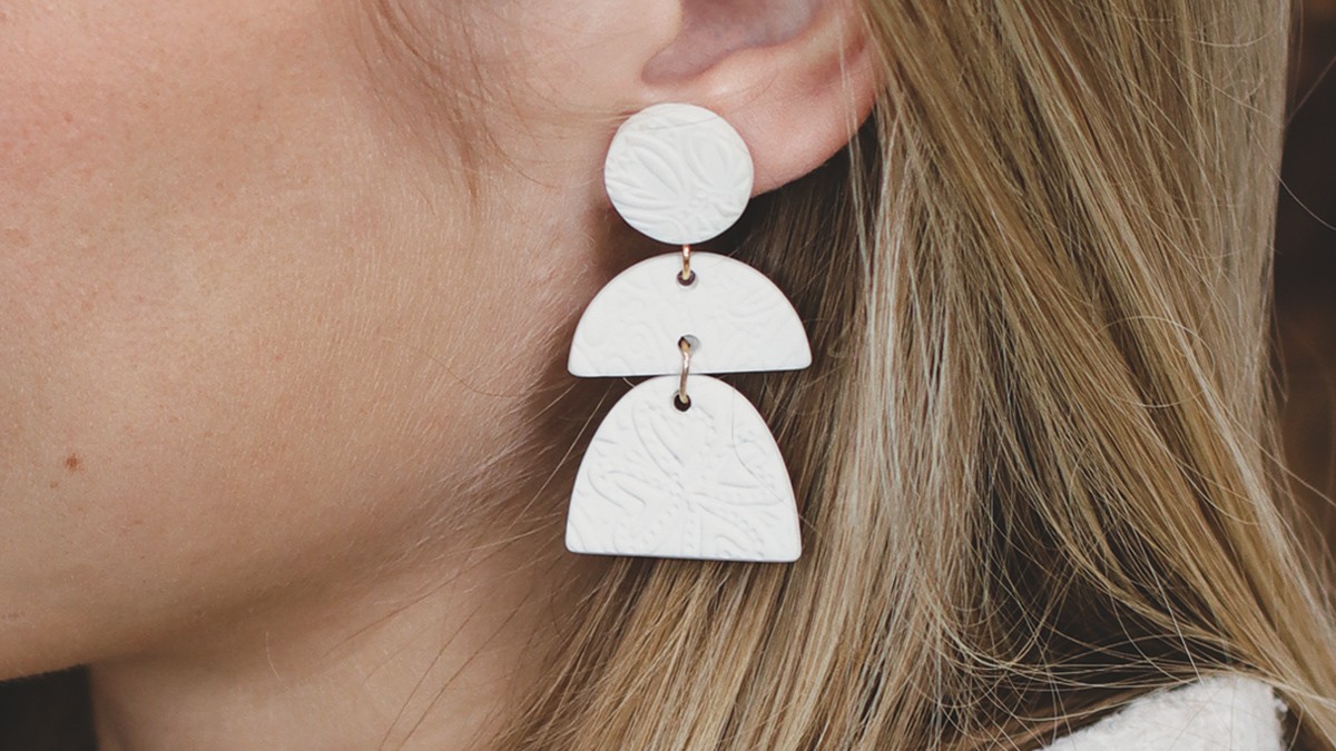 Esquema Pendientes Hygge de arcilla polimérica