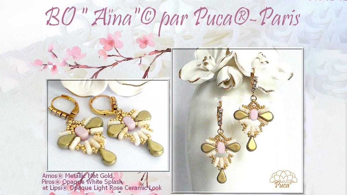 Pendientes Aïna con perlas Amos de Puca® - Puca