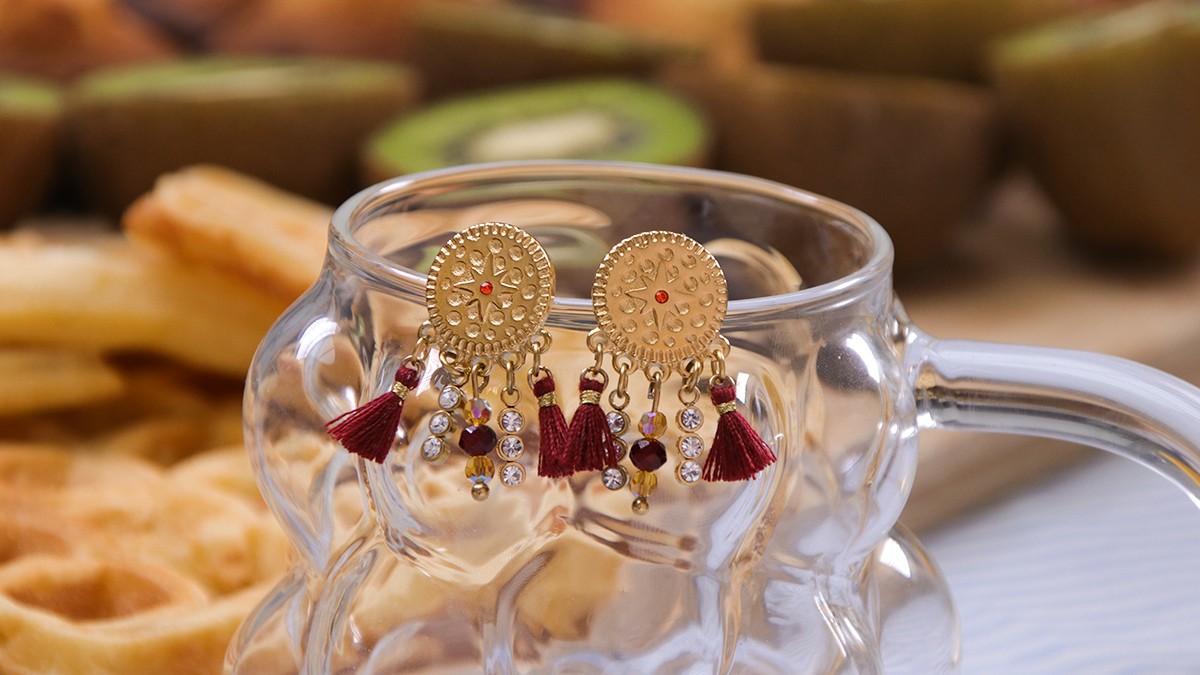 Pendientes con borlas personalizables