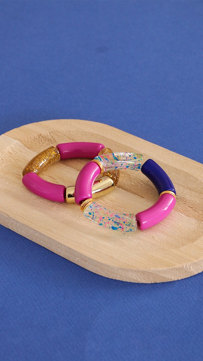 Esquema Pulseras de tubos de colores