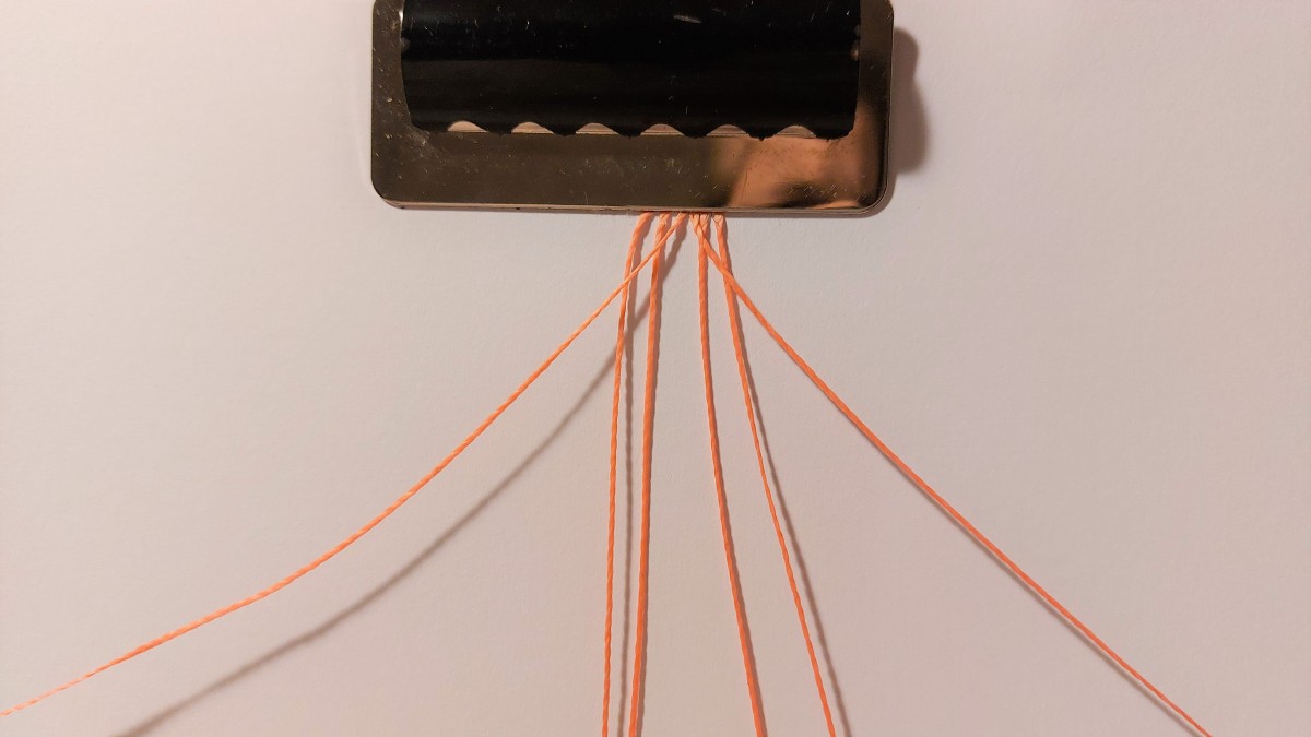 Pulsera de verano en micromacramé : Paso 1 Pulsera de verano en micromacramé : Paso 1