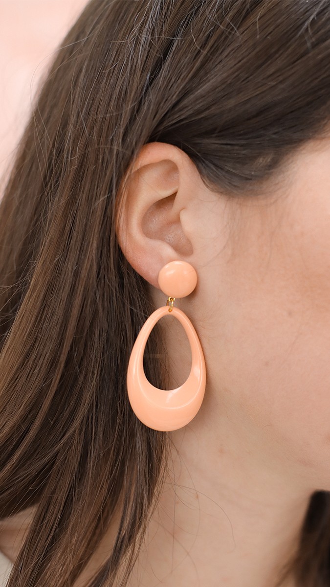 Esquema Pendientes de resina en tonos pastel Esquema Pendientes de resina en tonos pastel