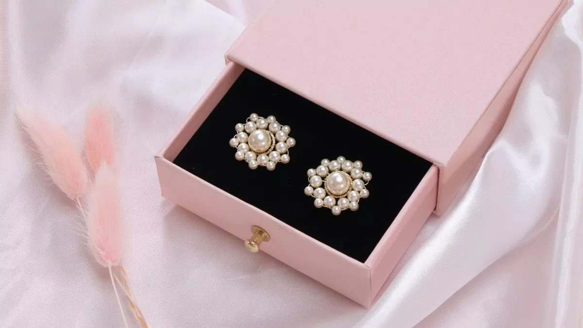 Esquema Pendientes de perlas vintage Esquema Pendientes de perlas vintage