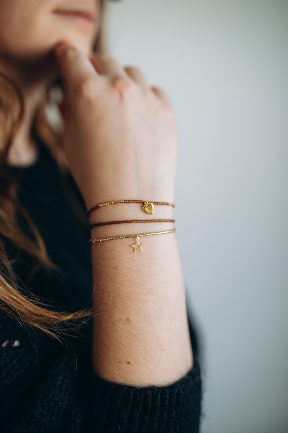 Miyuki fácil Cuentas con cierre ajustable