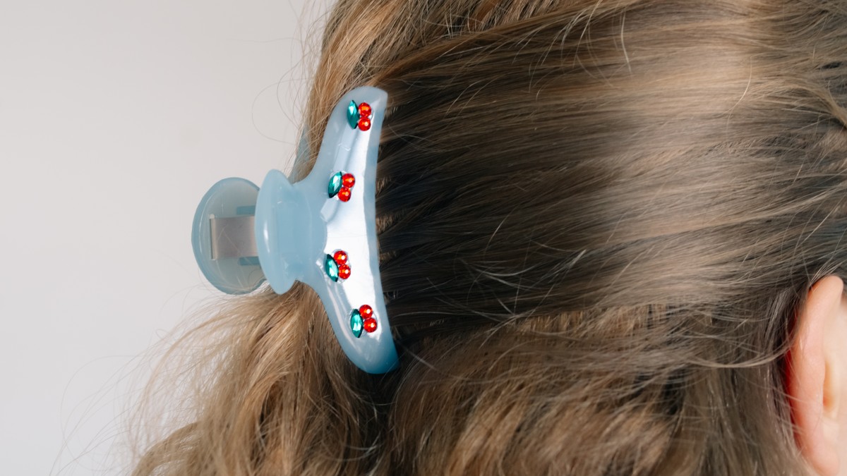 Pinzas para el pelo de conchas y frutas de verano con strass PureCrystal : Paso 3