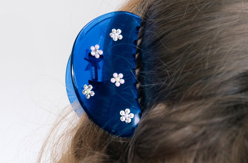 Pinzas para el pelo de conchas y frutas de verano con strass PureCrystal : Paso 5